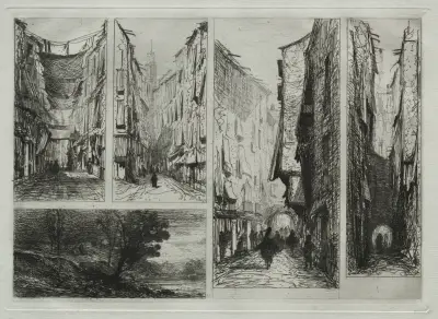 Bordeaux, 1853 av Maxime Lalanne