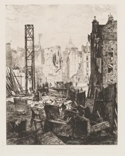 Demolition for the Opening of Boulevard St. Germain av Maxime Lalanne