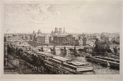 Blick vom Louvre von Maxime Lalanne
