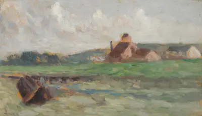 Bresles strand av Maximilien Luce