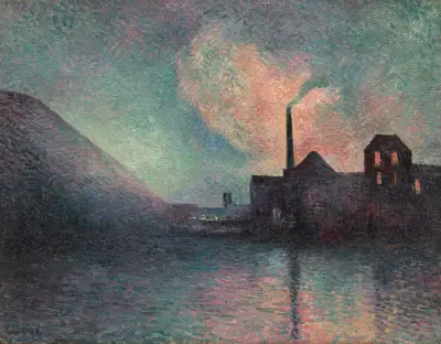 Couillet, La Nuit av Maximilien Luce