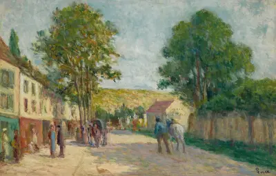Omgivningar kring Paris av Maximilien Luce