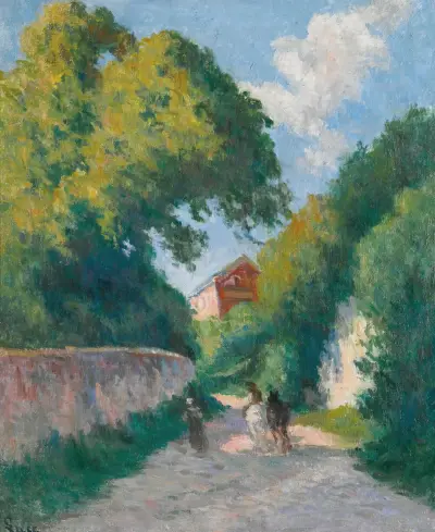 Environs De Rolleboise, Le Retour À La Ferme av Maximilien Luce