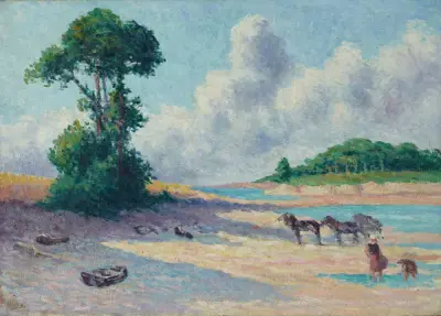 Kermouster, Embouchure du Trieux av Maximilien Luce