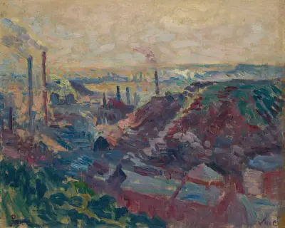 Den industriella dalen vid Sambre av Maximilien Luce