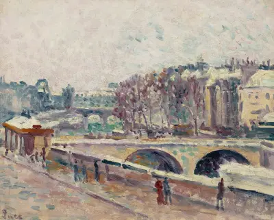 Kajen Saint-Michel av Maximilien Luce