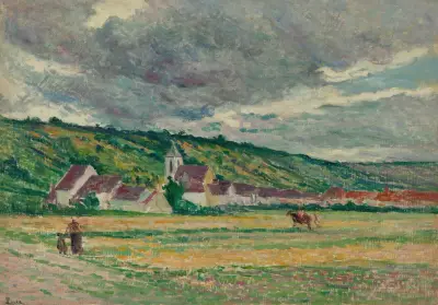 Byn Bessy av Maximilien Luce