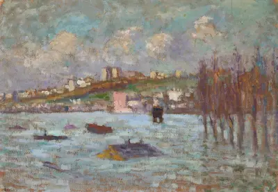 Översvämningarna av Maximilien Luce