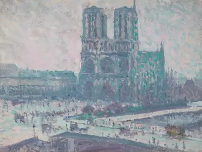 Notre Dame de Paris von Maximilien Luce
