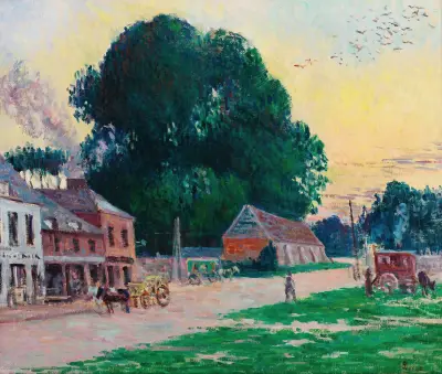 Paris, Le Quartier De Vaugirard av Maximilien Luce
