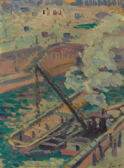 Skizze für Notre-Dame von Maximilien Luce