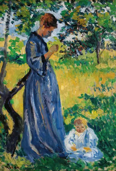Poissy, Madame Dillon av Maximilien Luce