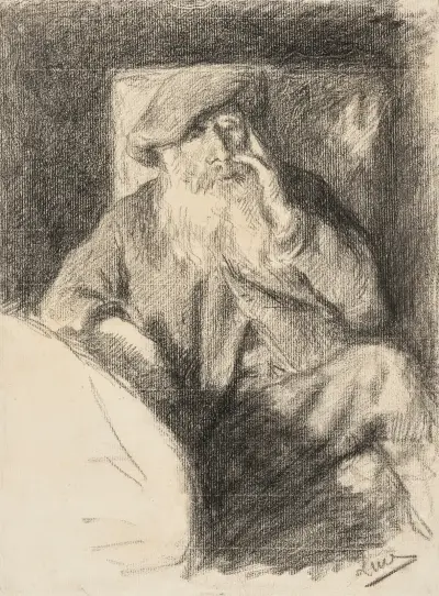 Porträt von Camille Pissarro von Maximilien Luce