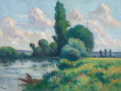 Rolleboise, Seine lilla gren av Maximilien Luce