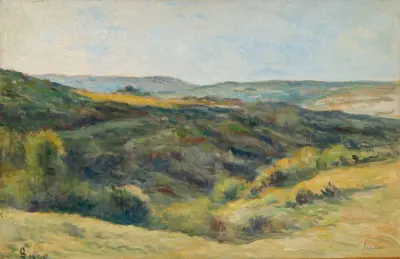 Rolleboise, les coteaux de la Rouge Voie av Maximilien Luce