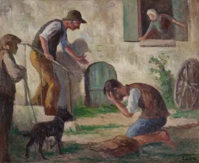 Återkomsten av den förlorade sonen av Maximilien Luce