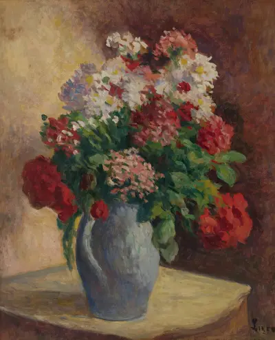 Vase De Giroflées av Maximilien Luce