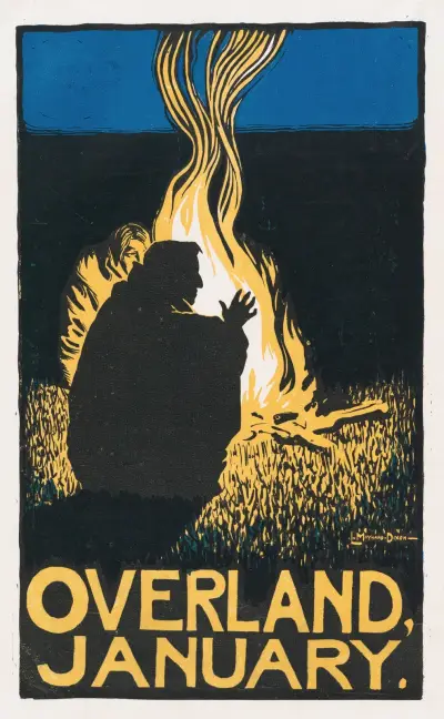 Overland; January av Maynard Dixon