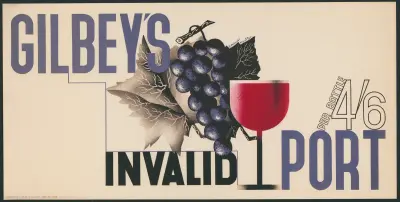 Gilbey’s invalid port, 1933 – nr 2 av Edward McKnight Kauffer