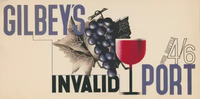 Gilbey’s invalid port, 1930 av Edward McKnight Kauffer