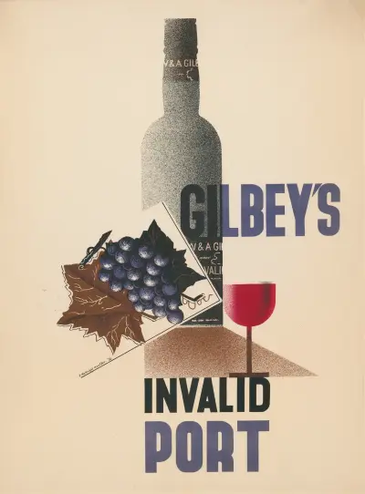 Gilbey’s invalid port. D 174 av Edward McKnight Kauffer