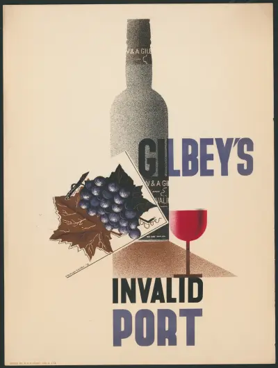 Gilbey’s invalid port, 1933 – nr 1 av Edward McKnight Kauffer