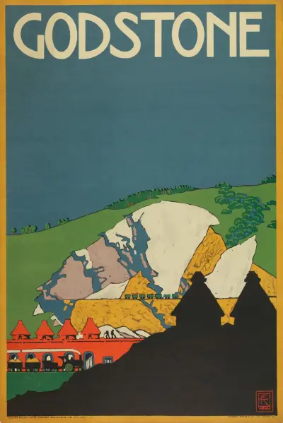 Godstone, London Underground av Edward McKnight Kauffer