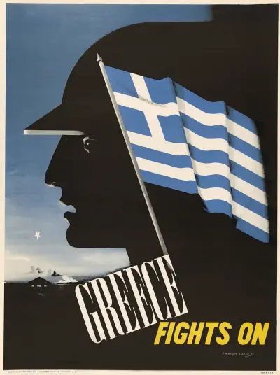 Greece fights on av Edward McKnight Kauffer
