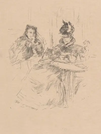Afternoon Tea av James Abbott McNeill Whistler