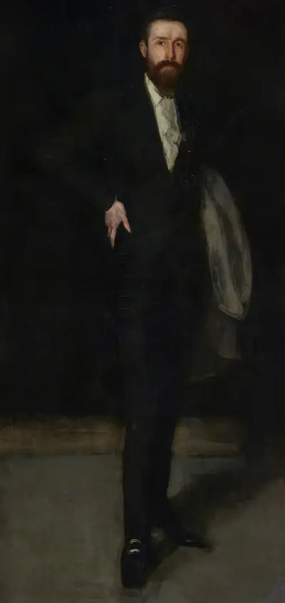 Arrangement in Black; Portrait of F. R. Leyland av James Abbott McNeill Whistler