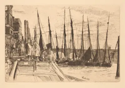 Billingsgate av James Abbott McNeill Whistler