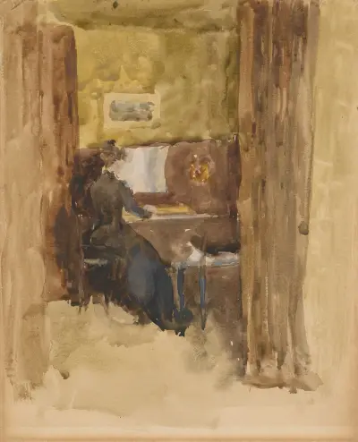 Bravura in Brown av James Abbott McNeill Whistler
