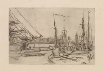 From Billingsgate av James Abbott McNeill Whistler