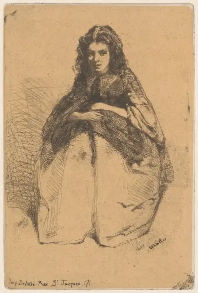 Fumette, 1857 av James Abbott McNeill Whistler