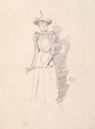 Gants de Suede av James Abbott McNeill Whistler