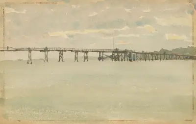 Grey and Silver–Pier, Southend av James Abbott McNeill Whistler