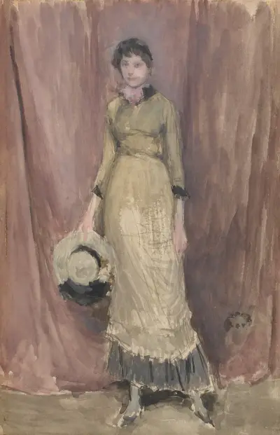 Harmony in Violet and Amber av James Abbott McNeill Whistler