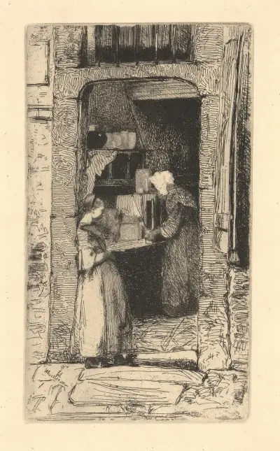 La marchande de moutarde, 1858 – nr 2 av James Abbott McNeill Whistler