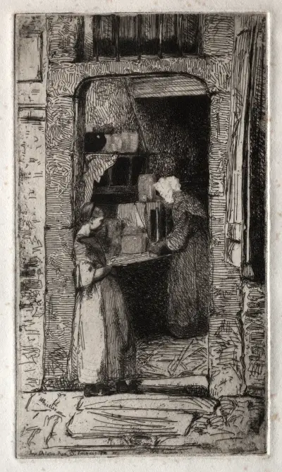 La Marchande de Moutarde, 1858 – nr 1 av James Abbott McNeill Whistler