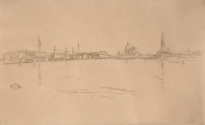 La salute; Dawn av James Abbott McNeill Whistler