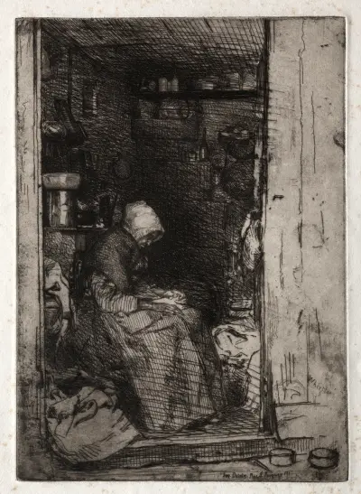 La Veille aux Loques av James Abbott McNeill Whistler