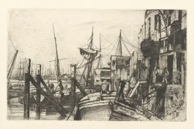 Limehouse, 1859 av James Abbott McNeill Whistler