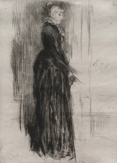 Little Velvet Dress av James Abbott McNeill Whistler