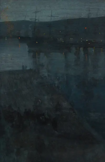 Nocturne in Blue and Gold; Valparaiso av James Abbott McNeill Whistler