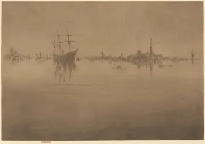 Nocturne av James Abbott McNeill Whistler