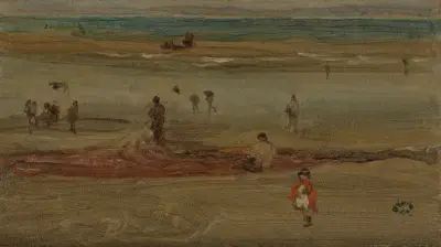 Note in Red and Violet; Nets av James McNeill Whistler