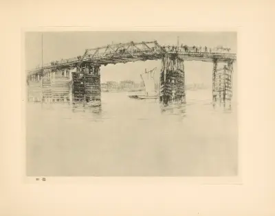 Old Battersea Bridge – nr 1 av James Abbott McNeill Whistler