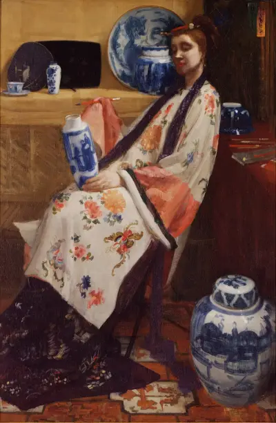 Purple And Rose- The Lange Leizen Of The Six Marks av James Abbott McNeill Whistler