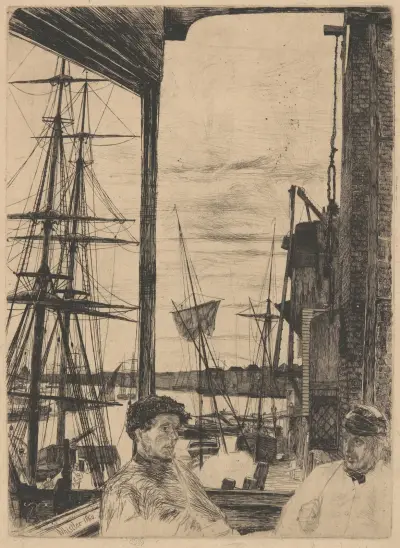 Rotherhithe av James Abbott McNeill Whistler