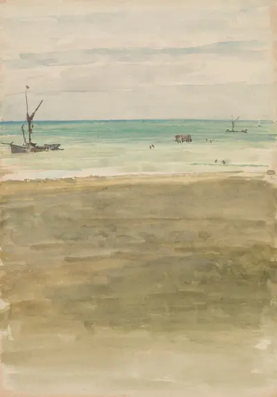 The Bathers av James Abbott McNeill Whistler